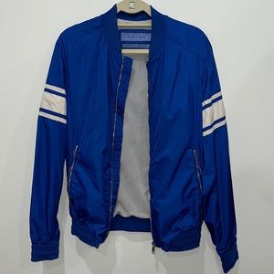 ZARA Blue Bomber Jacket
